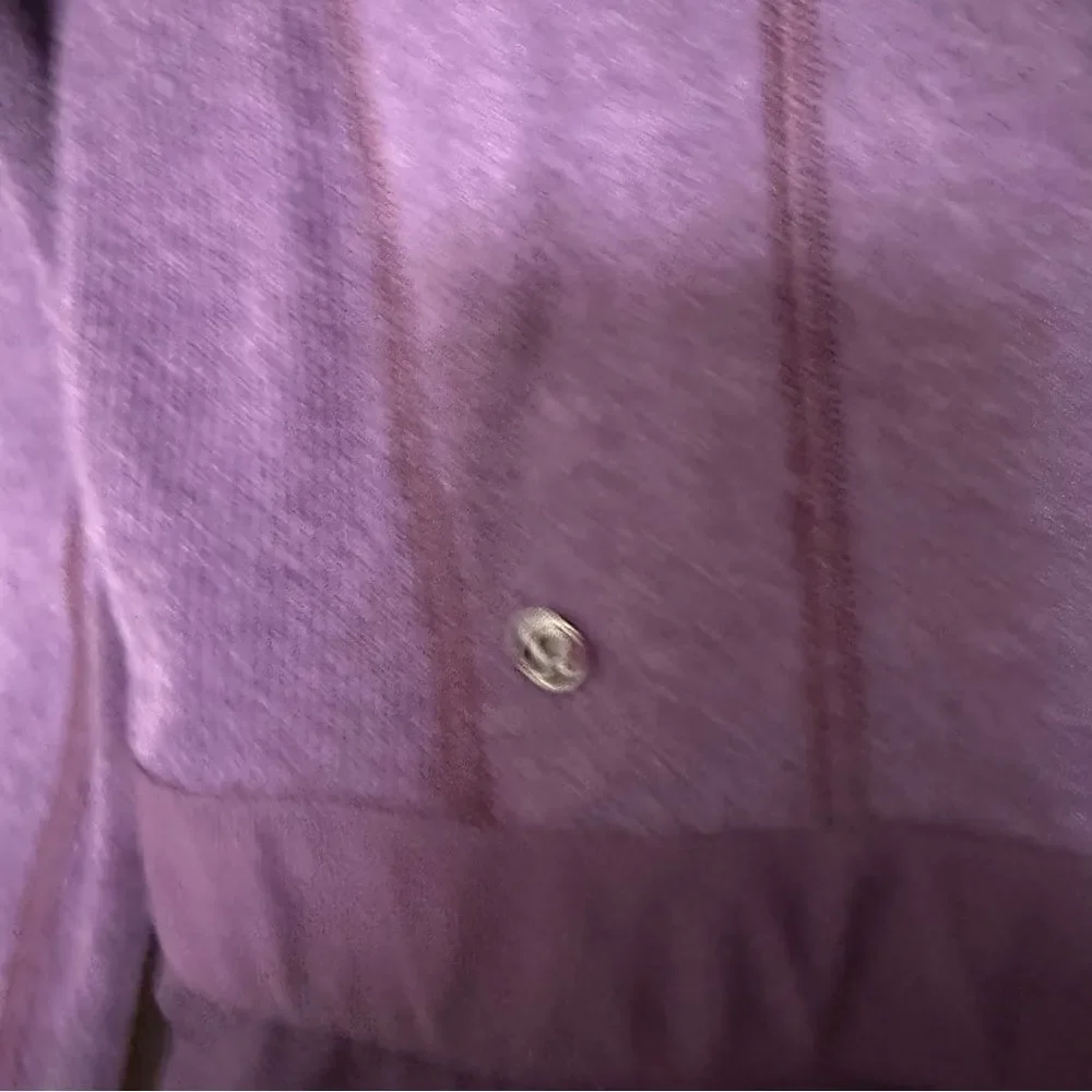 Lululemon Ruffled Up Pullover Womens Sz 4 Purple Crew Neck Long Sleeve Athletic
